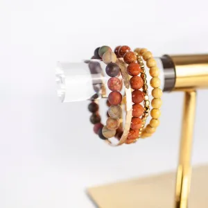 Autumn Leaf Bracelet Stack