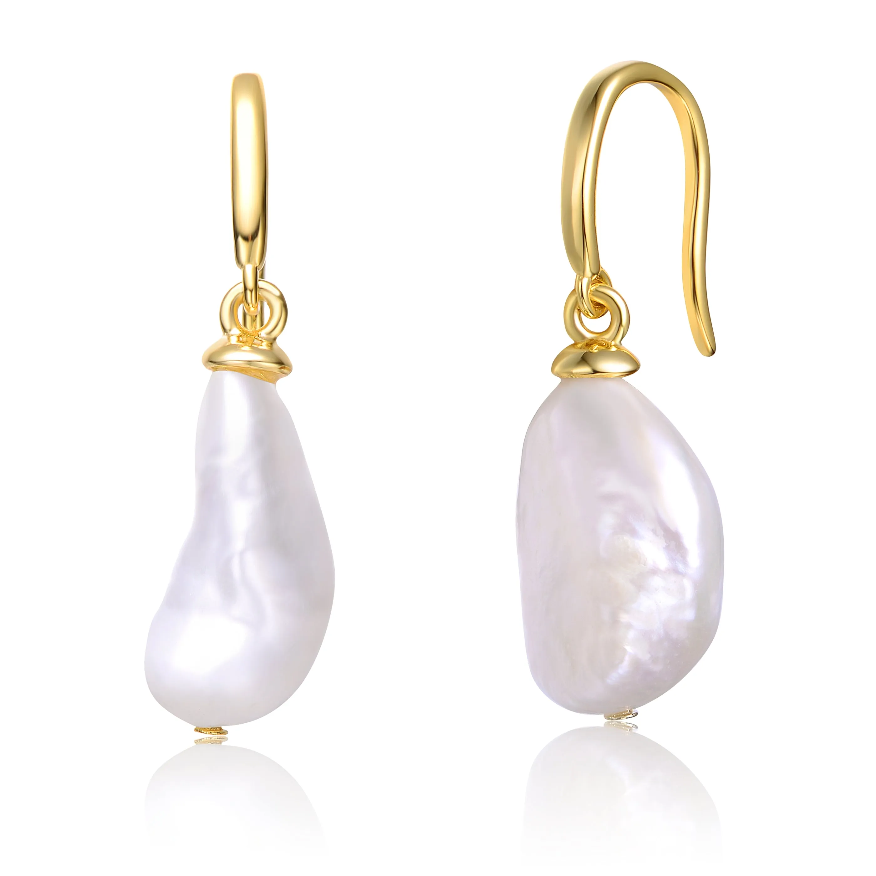 Brigitte Golden Pearl Essential Earrings