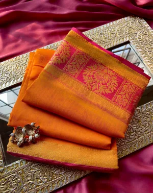 Dholki Cotton Silk: Suraj Mukhi