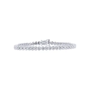 Jagger Diamond Tennis Bracelet 2 5/8ct