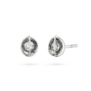 Liberté Diamond Scoop Stud Earrings