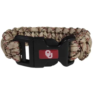 Oklahoma Sooners Camo Survivor Bracelet