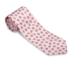 Pink Brinkley Medallions Necktie - F5200