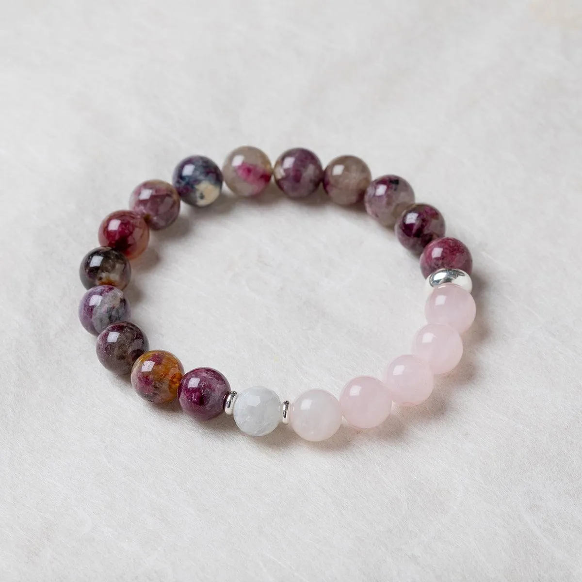 Pink Tourmaline Dreamweave Bracelet 8mm