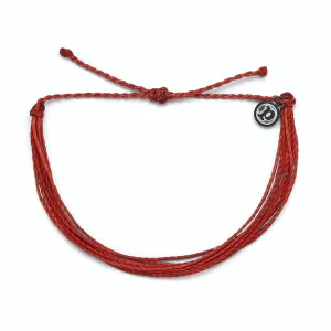 Pura Vida Original Bracelet : Solid Red