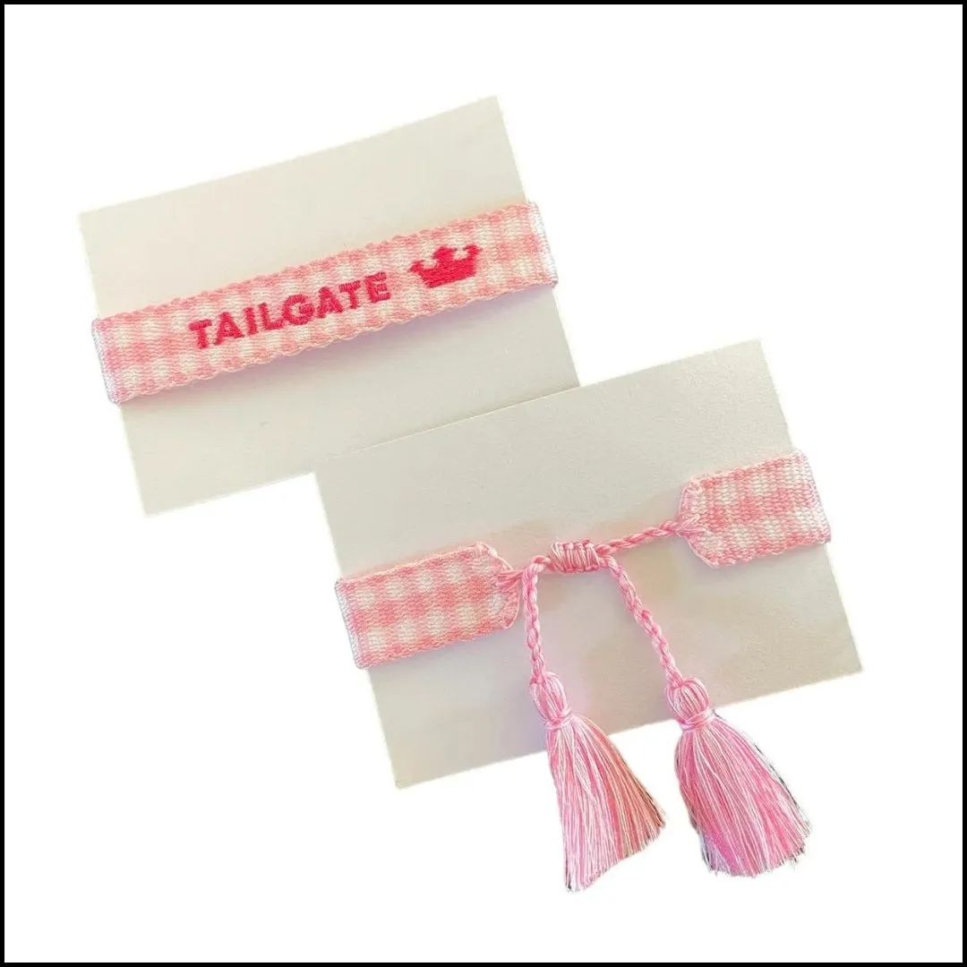 Queen of Tailgates Team Tassel Bracelet