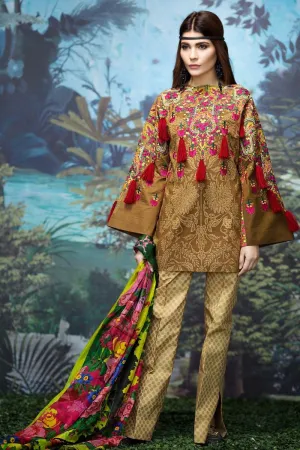 Sana Safinaz Spring/Summer Lawn Collection 2017 – 12A