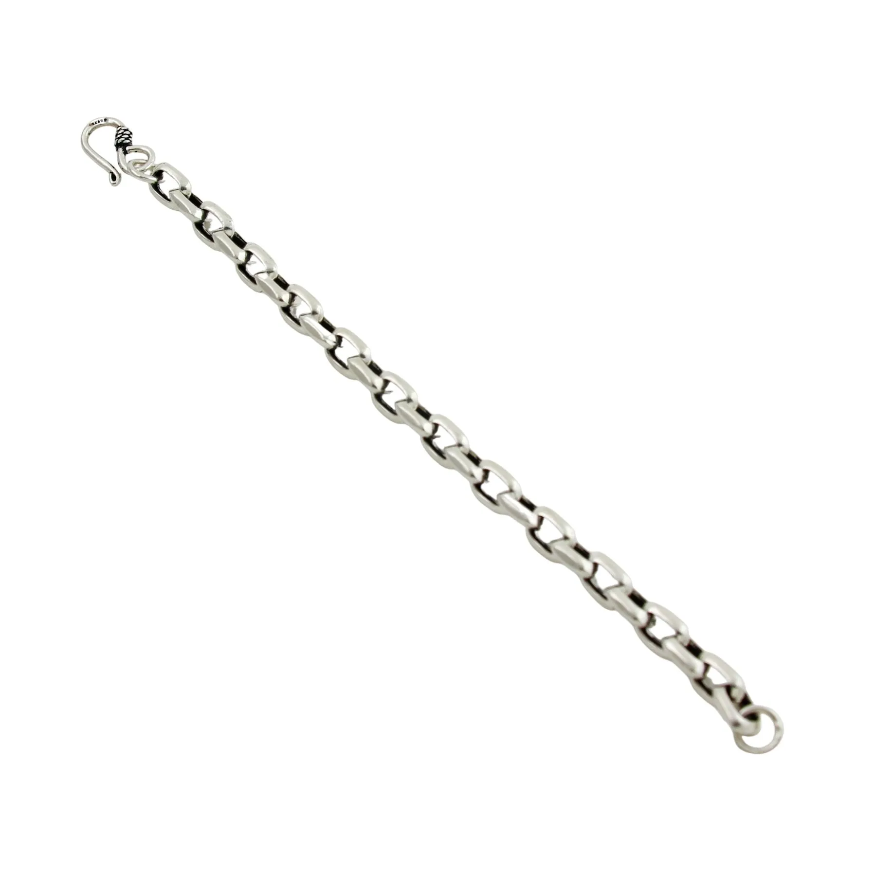 Silver Chain Link Bracelet