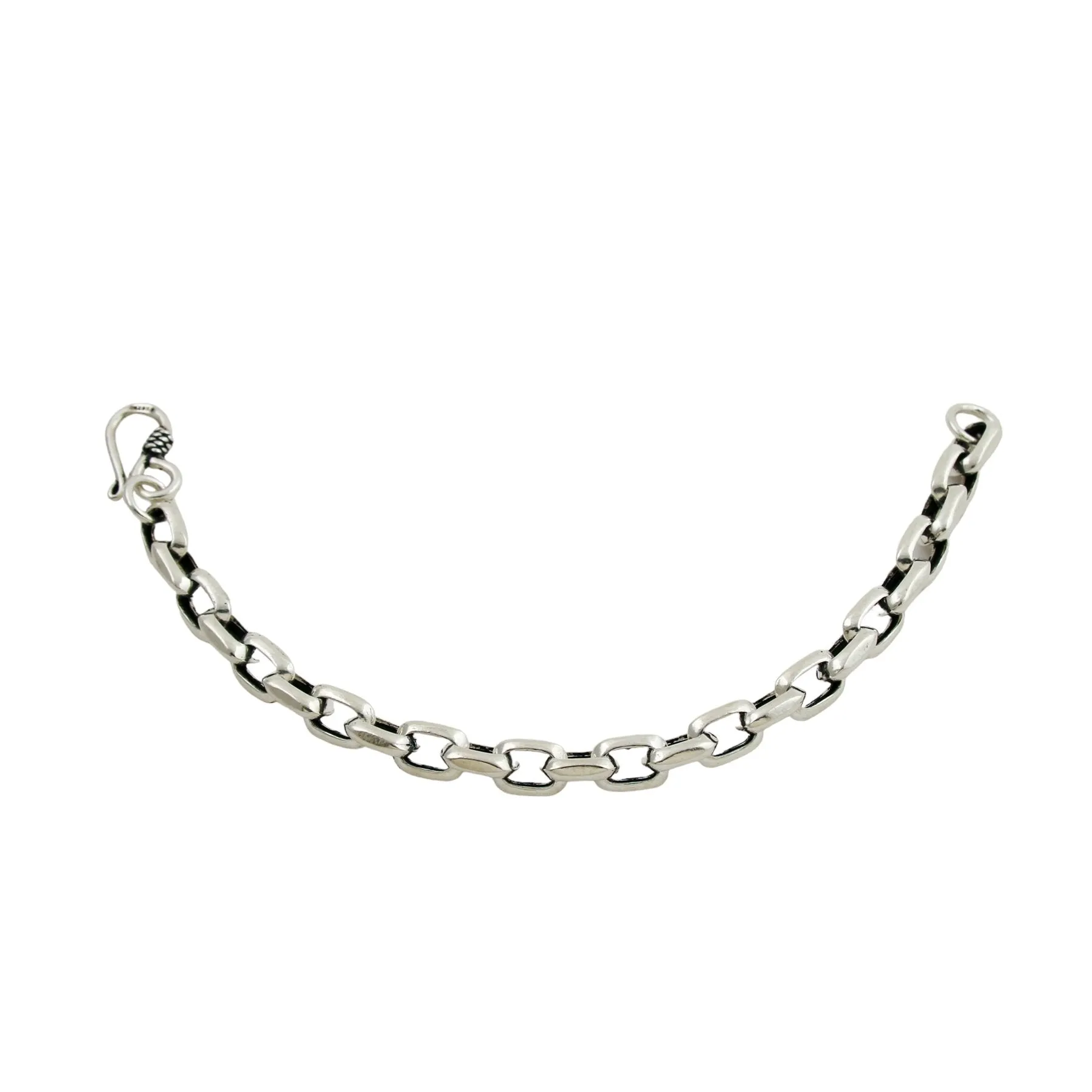 Silver Chain Link Bracelet