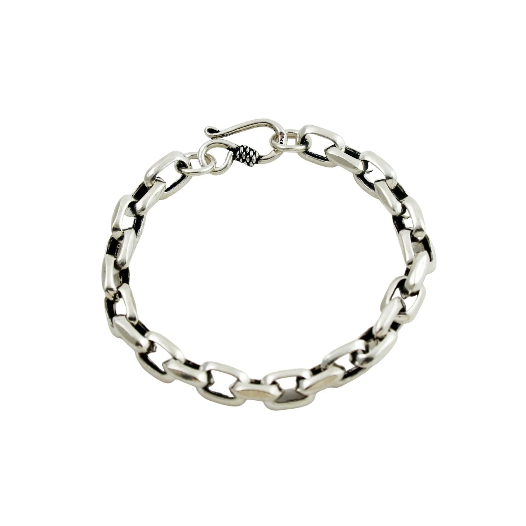 Silver Chain Link Bracelet