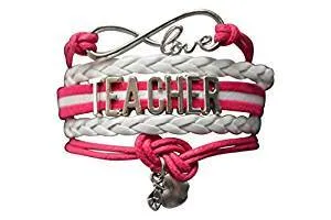 Teacher Infinity Bracelet - Pink