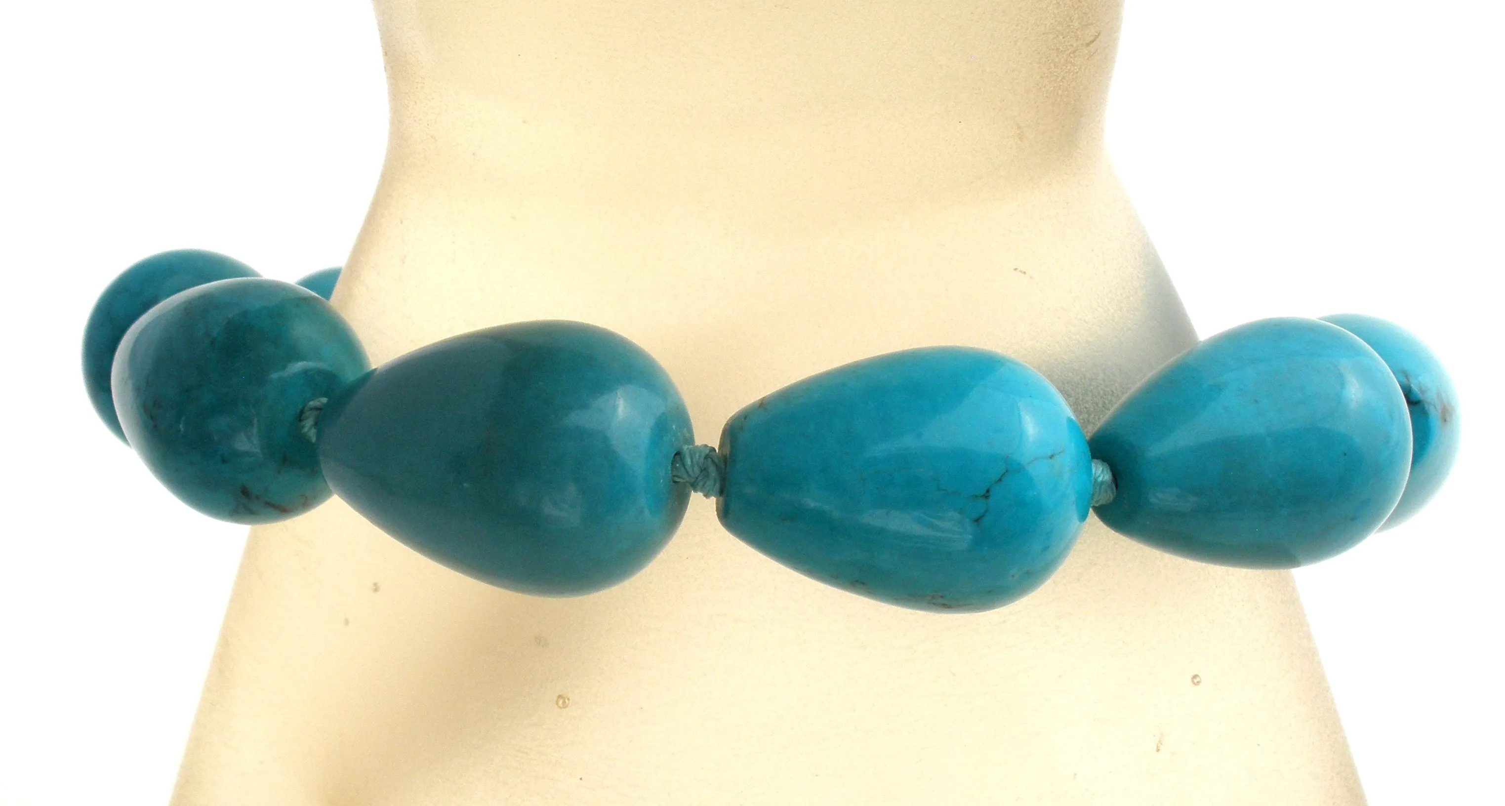 Turquoise Nugget Bead Bracelet BY TGGC